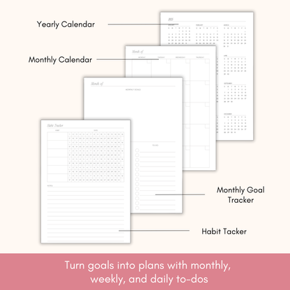 Lamare - Lamare Academic Planner 2024-2025 – Student & College School: Blue