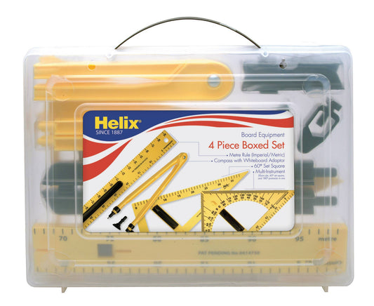 Maped Helix USA - Classroom Magnetic Whiteboard Geometry 4 Piece Set