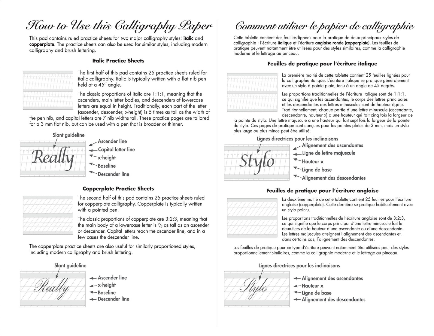 Peter Pauper Press - Studio Series Calligraphy Paper Pad