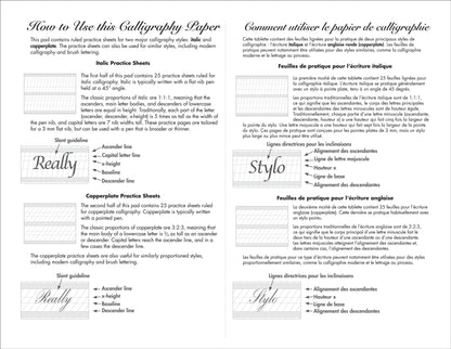 Peter Pauper Press - Studio Series Calligraphy Paper Pad