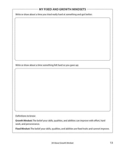 Growth Mindset Classroom-Ready Resource Book by Annie Brock: Paperback; 144 pages / English