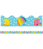 Spring Showers Scalloped Bulletin Board Borders