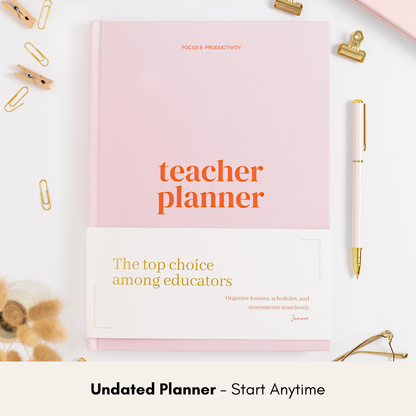 Lamare Teacher Planner & Gradebook – Lesson Plan & Organizer: Blue