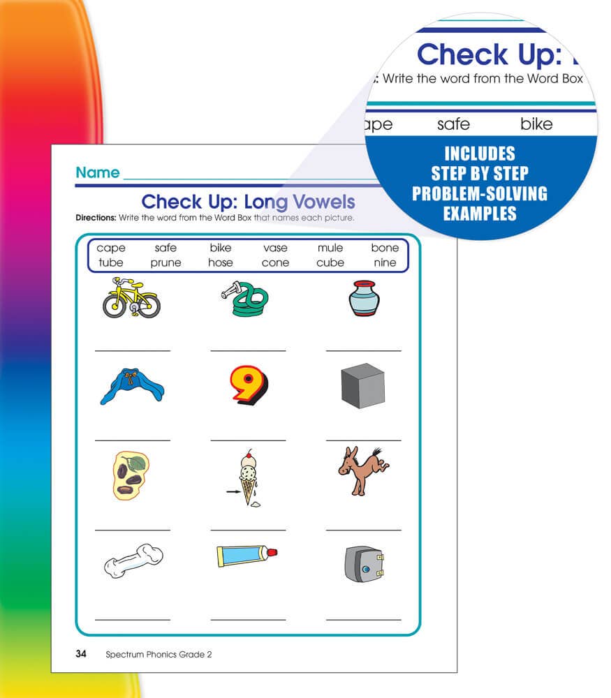 Carson Dellosa Education - Spectrum Phonics, Grade 2