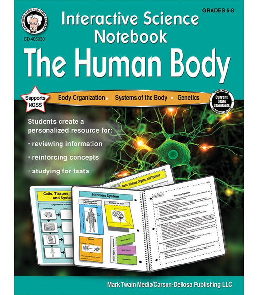 Carson Dellosa Education - Interactive Science Notebook: The Human Body Resource Book