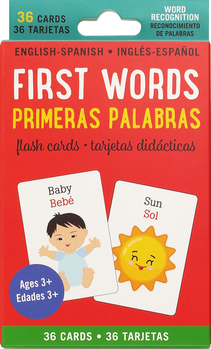 Bilingual First Words Flash Cards (English/Spanish)