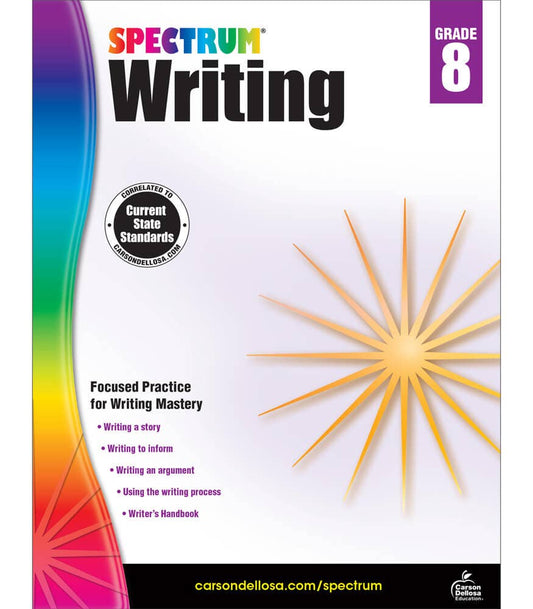Carson Dellosa Education - Spectrum Writing, Grade 8