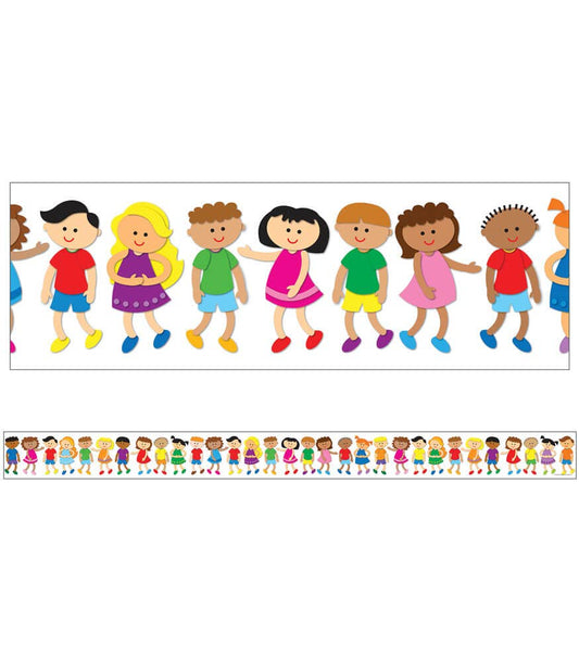 Carson Dellosa Education - Kids Straight Bulletin Board Borders