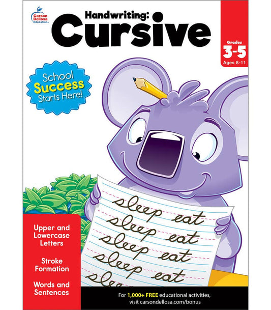 Carson Dellosa Education - Handwriting: Cursive Workbook