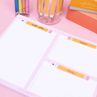 Pencil To-Do Desk Notepad