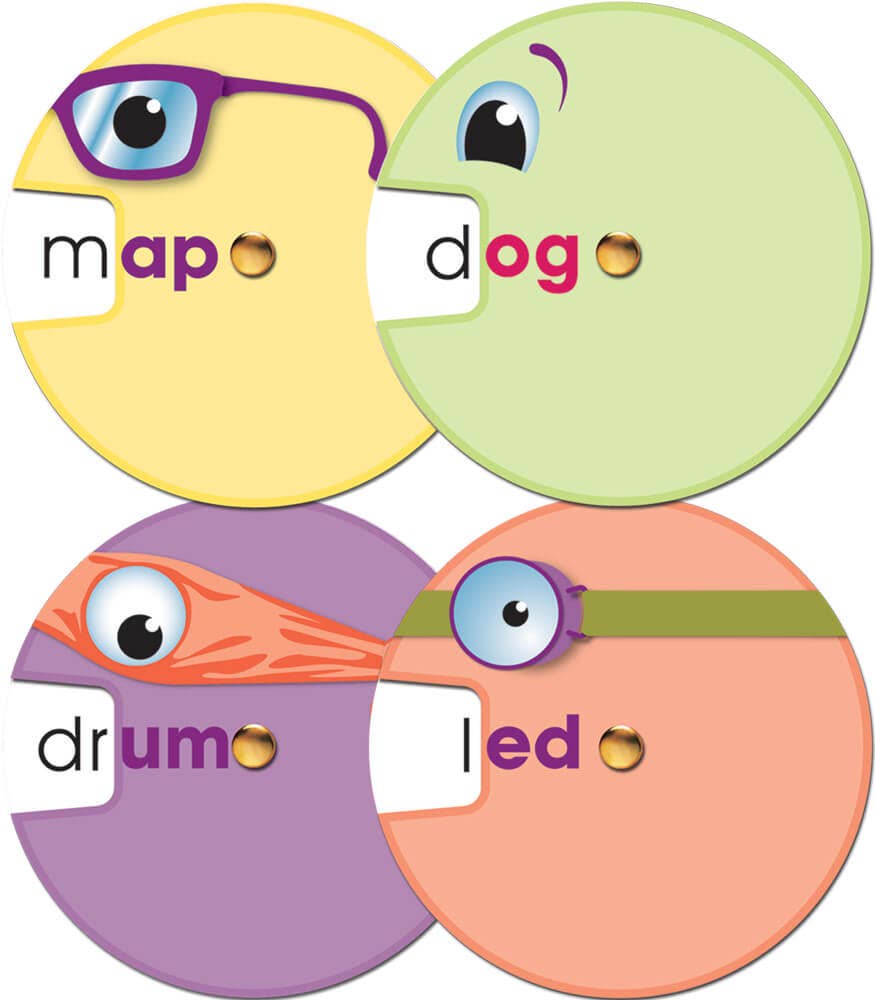 Carson Dellosa Education - Word Wheels: Word Families Curriculum Cutouts