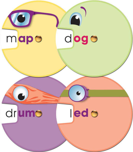 Carson Dellosa Education - Word Wheels: Word Families Curriculum Cutouts