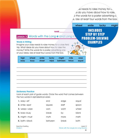 Carson Dellosa Education - Spectrum Spelling, Grade 3