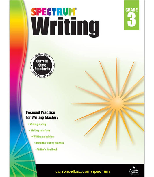 Carson Dellosa Education - Spectrum Writing, Grade 3