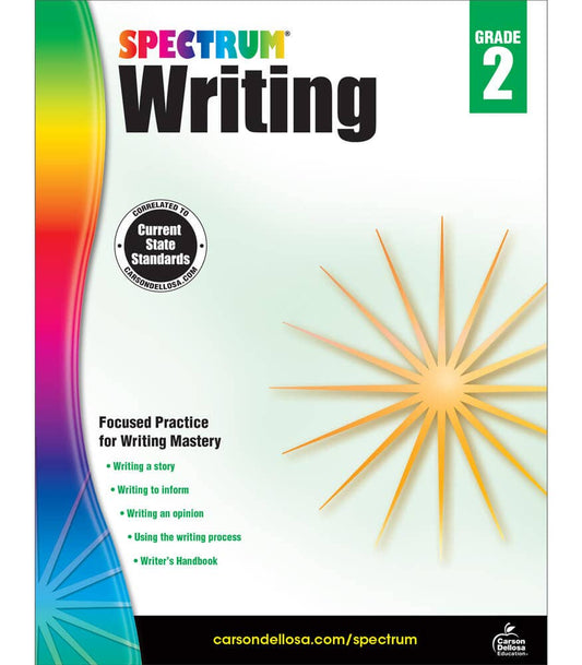 Carson Dellosa Education - Spectrum Writing, Grade 2