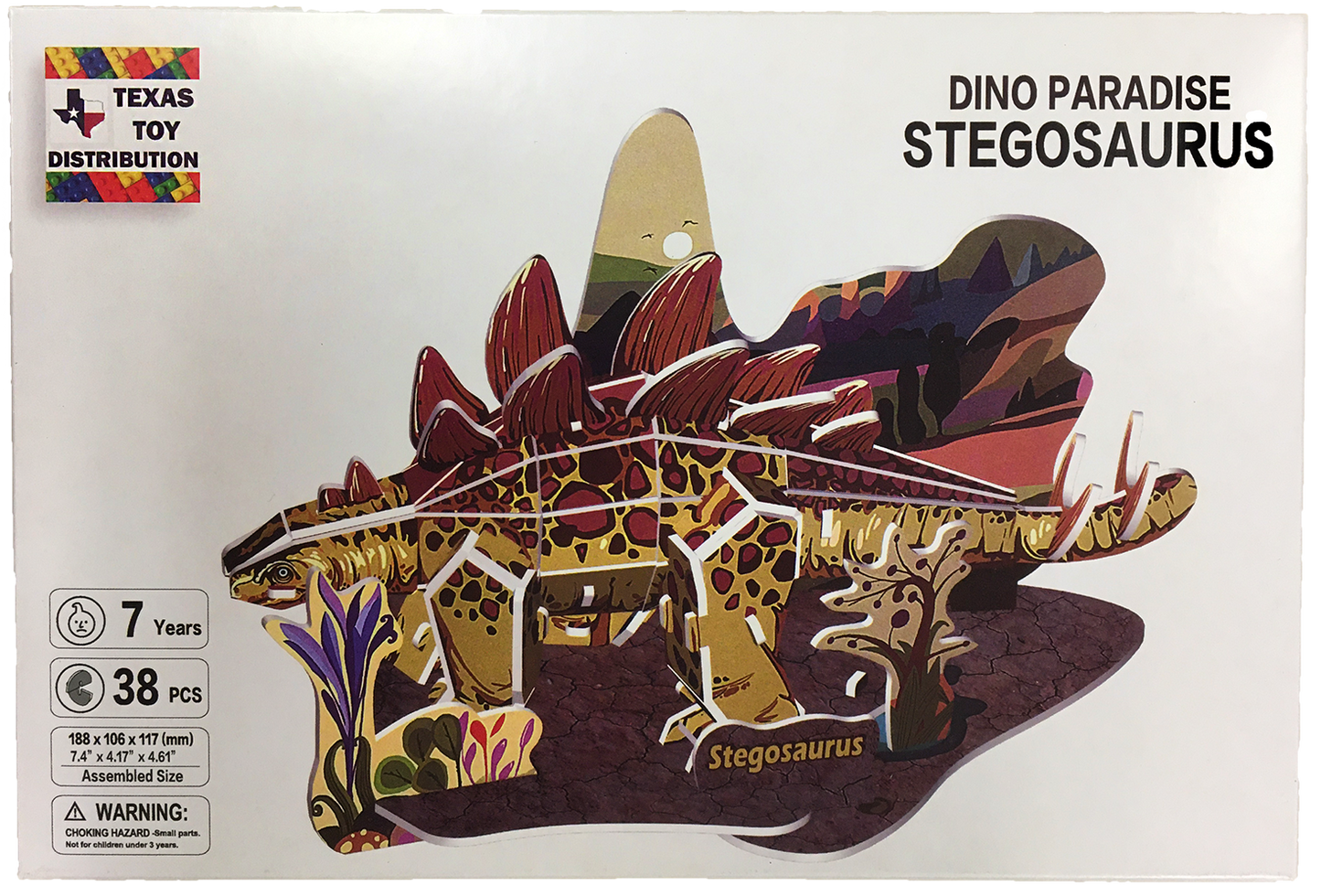 Dinosaur 3D Puzzles EPS Foam Puzzle Sets, Six Types - Random