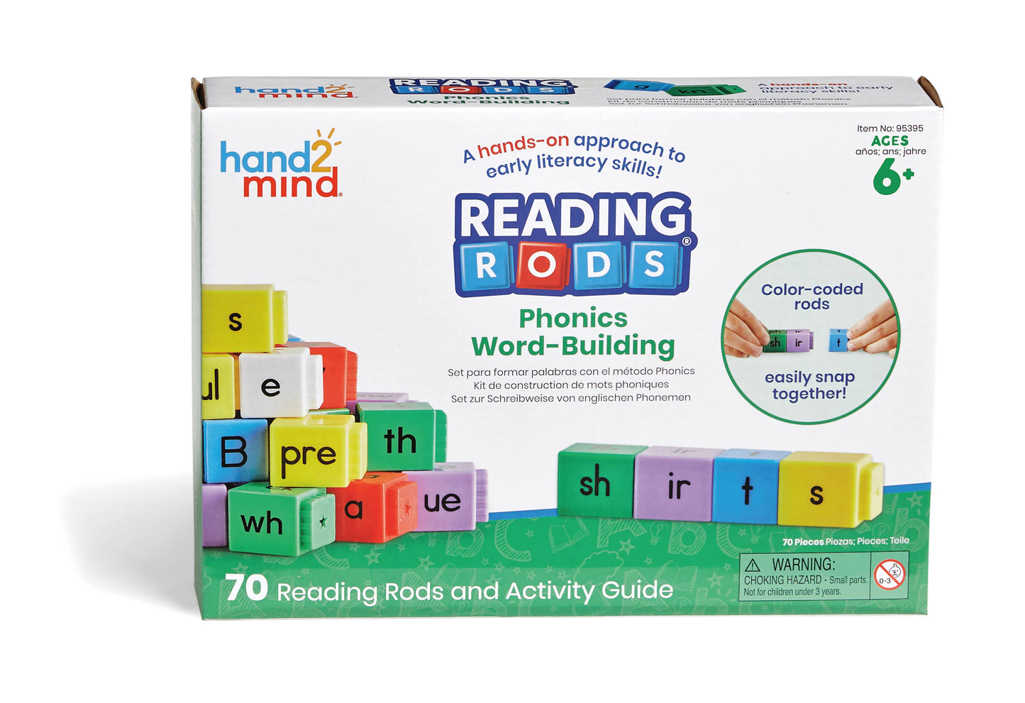 Learning Resources - Reading Rods Phonics Word-building