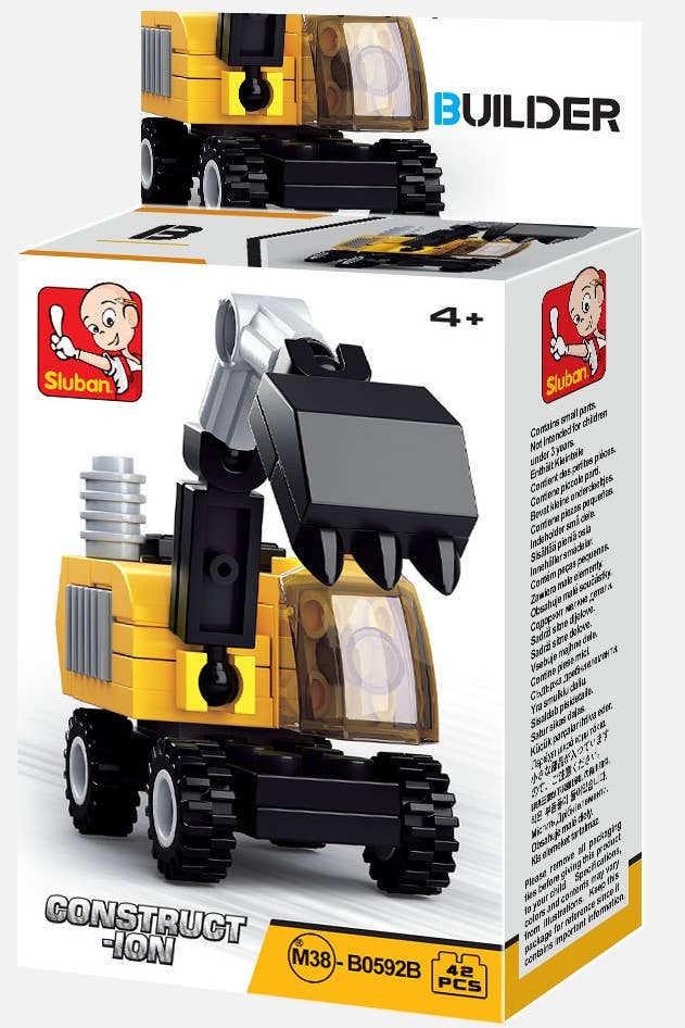 Construction Builder Building Brick Set, 4 styles