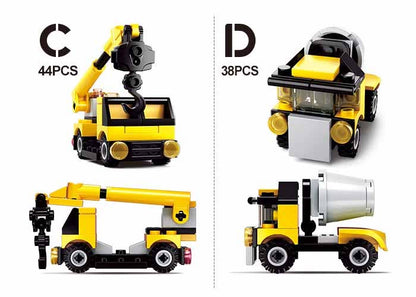 Construction Builder Building Brick Set, 4 styles