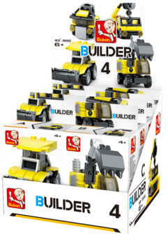 Construction Builder Building Brick Set, 4 styles