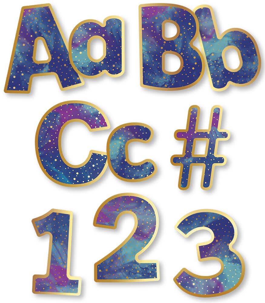 Galaxy Combo Pack Bulletin Board Letters