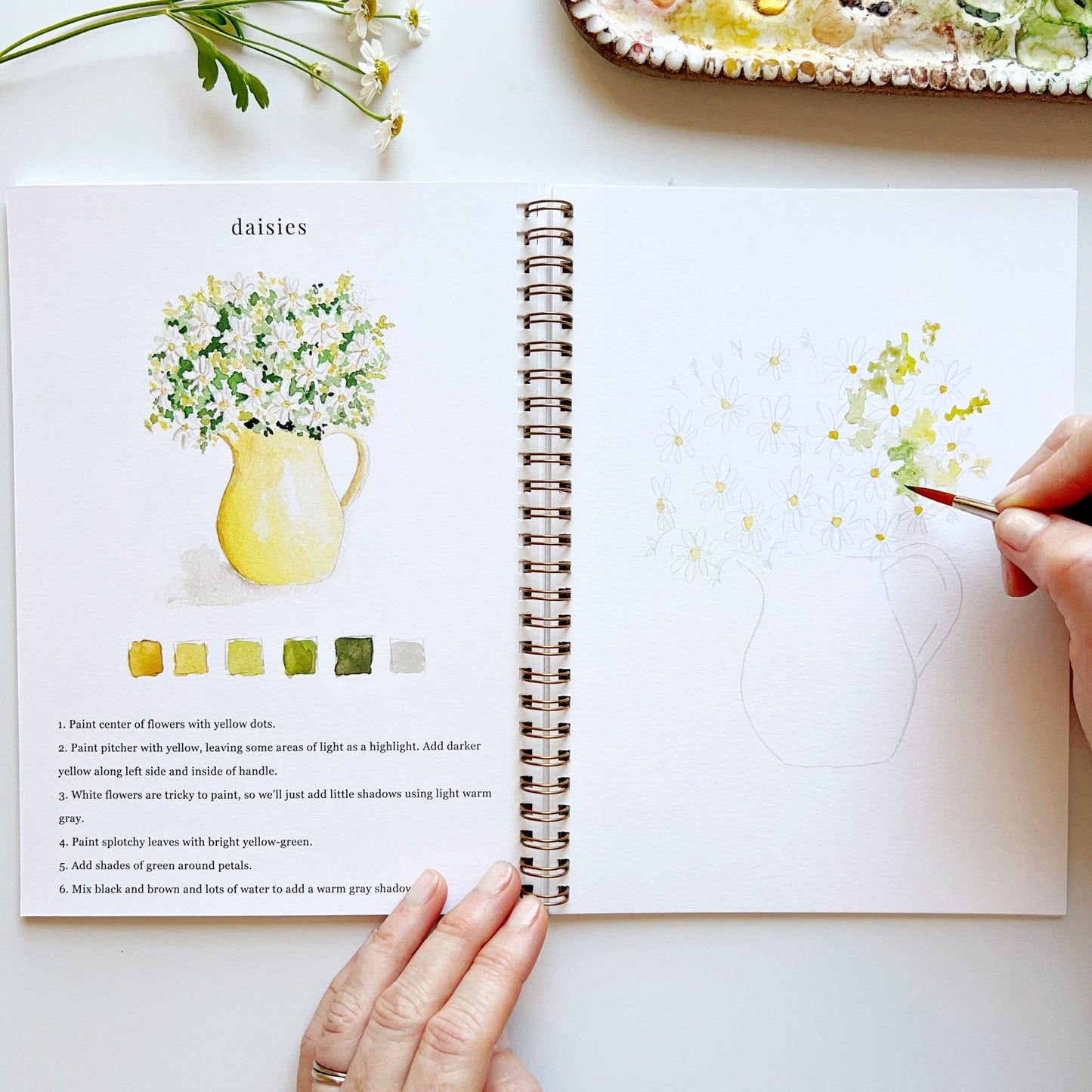Emily Lex Studio Watercolor Workbook "Flowers"
