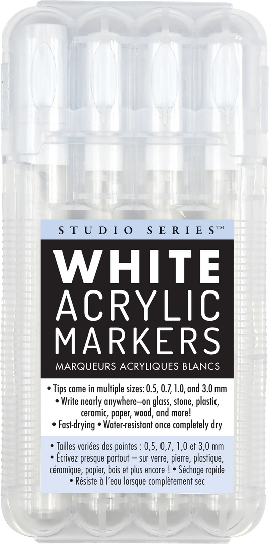 Peter Pauper Press - Studio Series White Acrylic Markers
