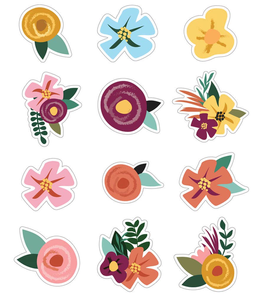 Carson Dellosa Education - Grow Together Flowers Cutouts