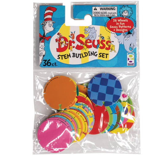 DR SEUSS 36CT STEM BUILDER SETS  12/BAG