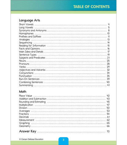 Carson Dellosa Education - Quick Skills Fourth Grade Workbook