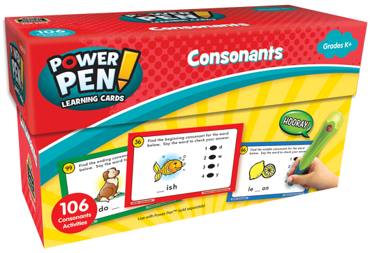 Teacher Created Resources - Power Pen® Learning Cards: Consonants