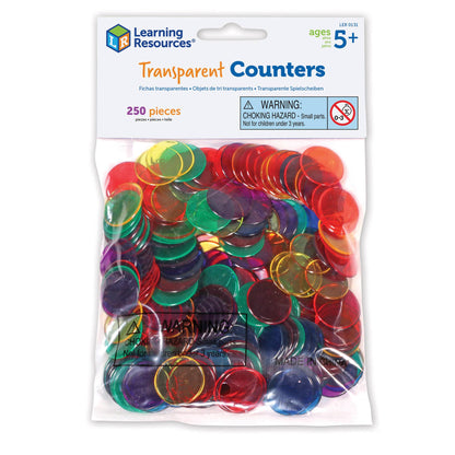 Transparent Counters, Set of 250